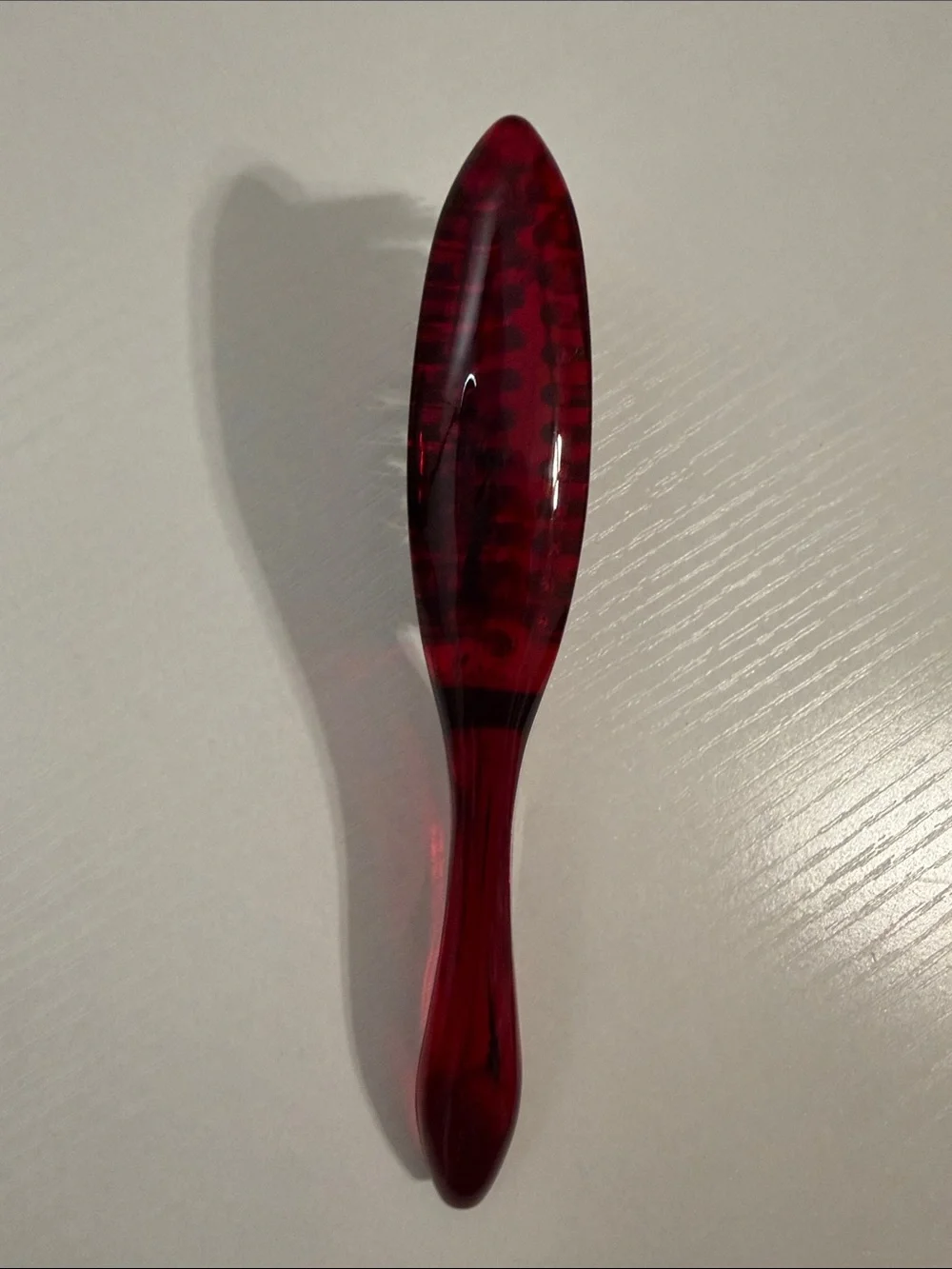 1970’s Avon Mini Bush Travel Hair Brush - Vintage New in Box - Red